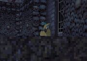 The Unnamed Samurai-esque character that can be found in a secret room in the Graveyard in ENA Dream BBQ