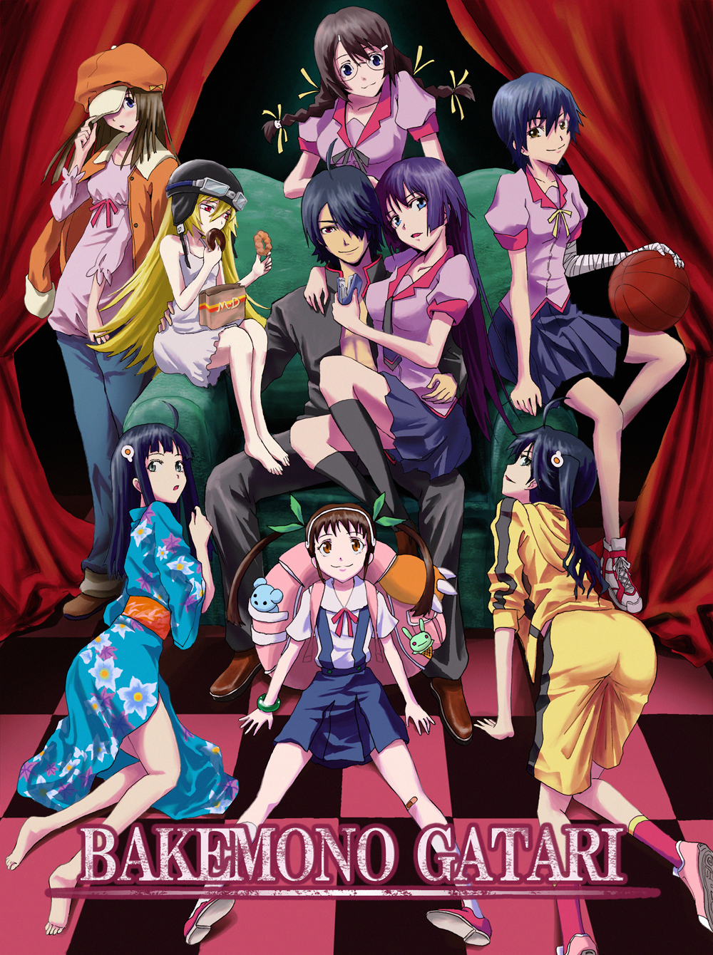 Poster World Monogatari Series Anime Girls Hachikuji Mayoi Matte Finish  Paper Poster Print 12 x 18 Inch (Multicolor) PW-10950 : Amazon.in: Home &  Kitchen