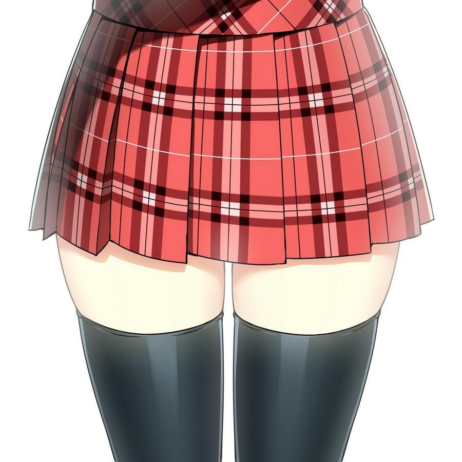 is a term used in anime series for the area of exposed thigh when a girl is...