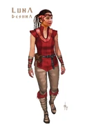 Trainee-Deshna-Luna-Concept-2.jpg (603 KB) Concept Art 2 (The hairstyle is similar to her Nymfa Outfit Hairstyle, but tied up.)