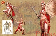 Pirena's costume design for Etheria