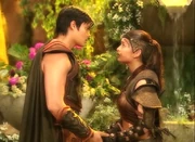 Odessa with Ybrahim.