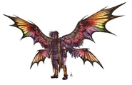 Wings study 2: Double wings of the Harkon Lord, Arde