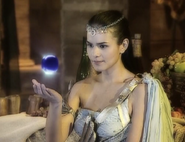 Amihan uses the gem's powers to detect Danaya's whereabouts.