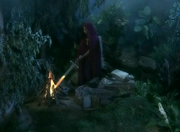 Pirena repairing the sword of Amihan, Arkrey.