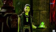 Pirena summons the Briliyante after she has once again obtained it.