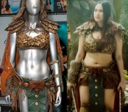 The costume modification.