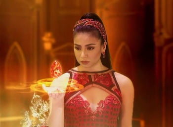 The Brilyante ng Apoy was last seen in Hara Pirena's possession. 