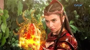 The Brilyante ng Apoy is used by Pirena to scare the Ravenas.