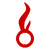 Fire Gem Symbol Icon