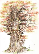 Danaya’s Tree. It is an altar dedicated to Sang’gre Danaya. It is also home to the remaining mystics of Adamya. It is where the Amber crystal of Earth is safely guarded.