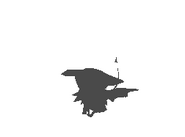 A silhouette of the Gargoyle shown as Mystery Time is about to start