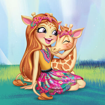 Enchantimals gillian giraffe and pawl sale