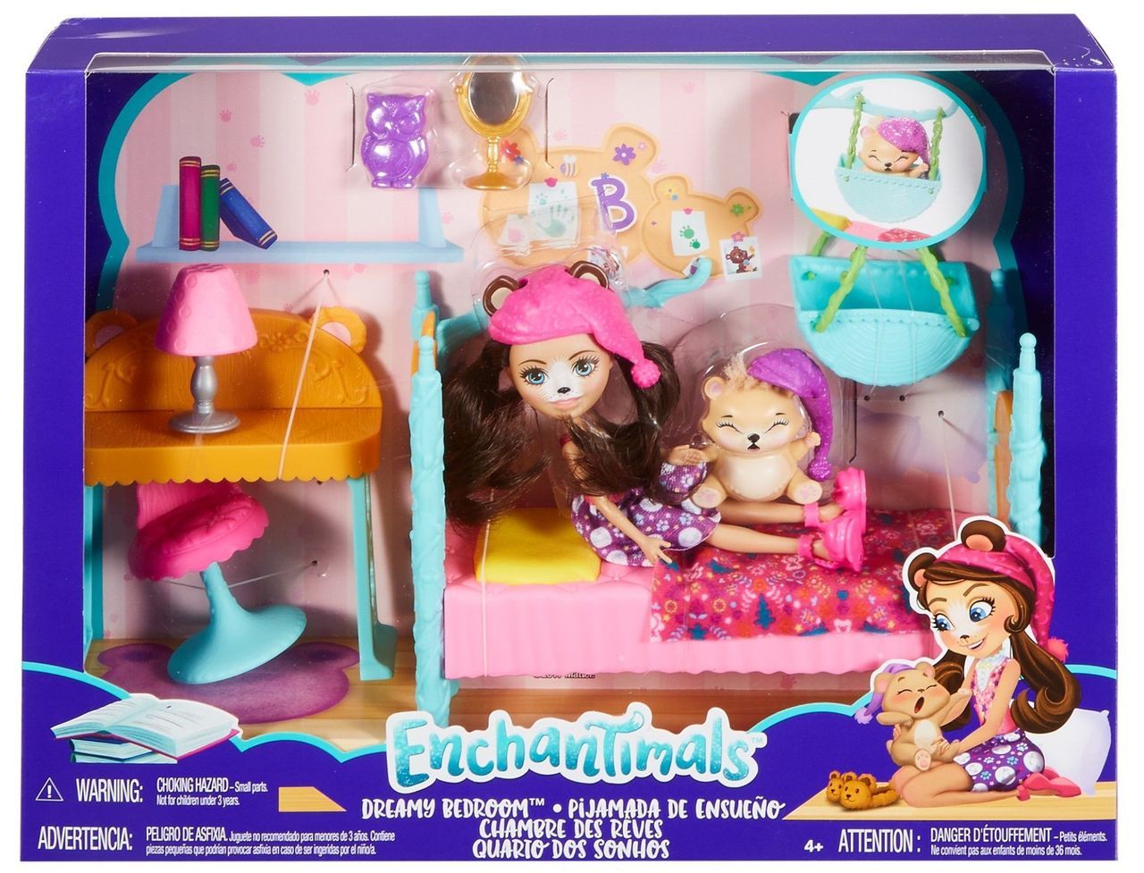 Enchantimals Doll Figure Playset Dreamy Bedroom Playground Adventure Christmas 