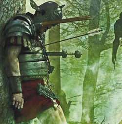 Ein durch Germanen getöteter römischer Legionär während der .