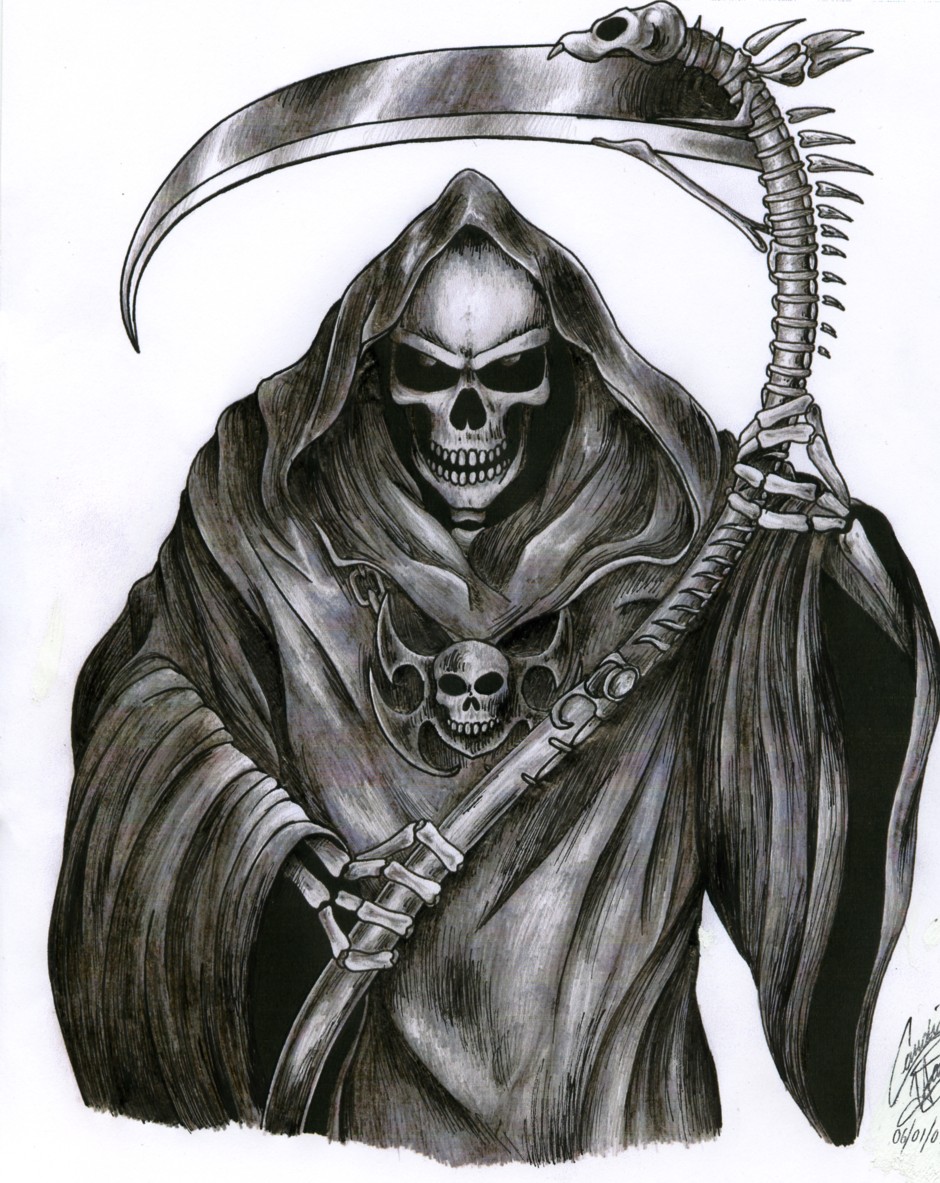 71 Vintage Grim Reaper Tattoo Ideas To Stay Ahead Of The Trend – Tattoo  Inspired Apparel
