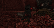 Wither Skeleton Spider Jockey with a baby Survival Test skin Spider