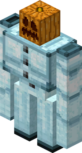 Large icy golem render