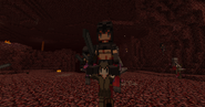 Female skin for the Wither Skeleton Spider Jockey with Survival Test skin