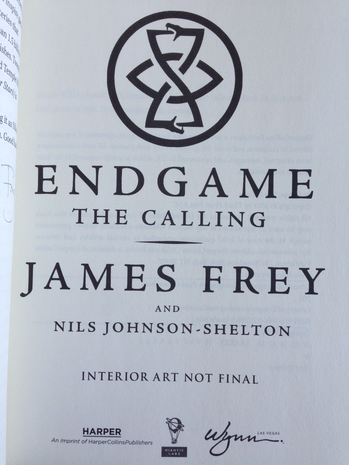 Livro - Endgame - O Chamado - James Frey / Nils Johnson-Shelton - Novo