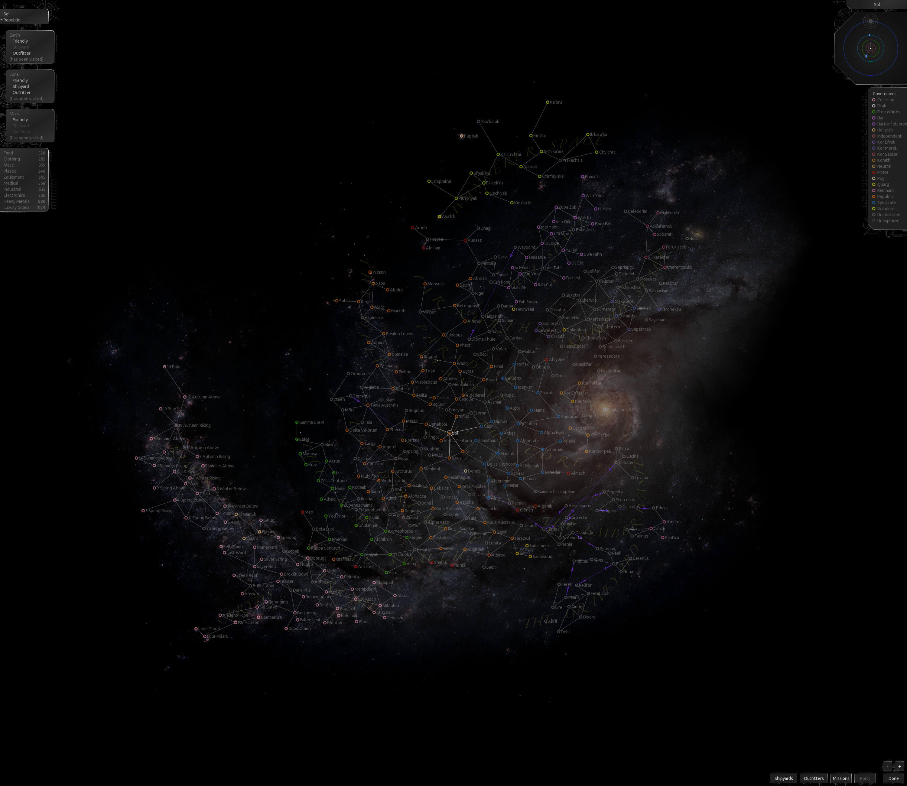 endless sky full map