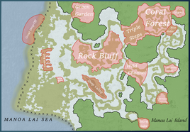 Manoa Lai Map Outlines