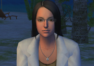 Hayako on the island.
