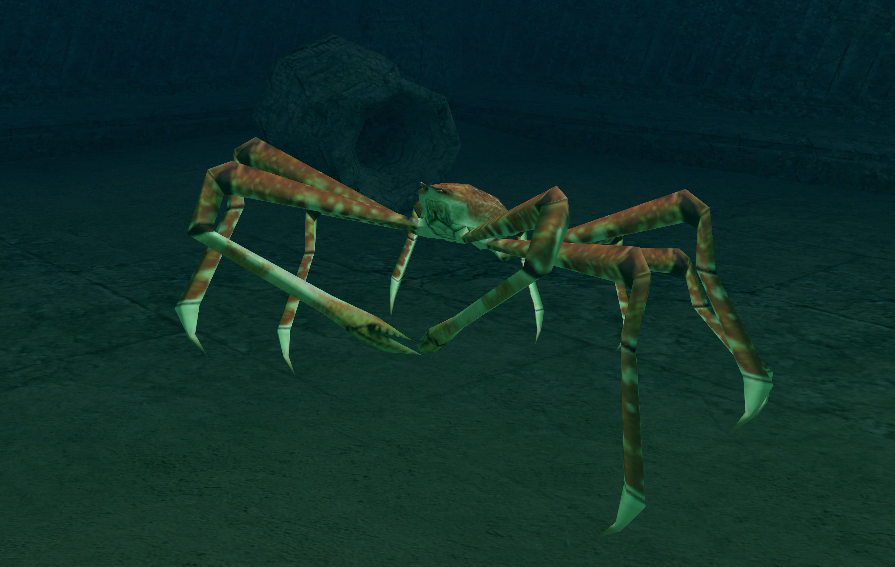 deep sea giant spider crab