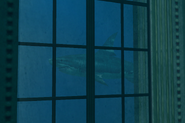 Thanatos lurking outside the windows of Valka Castle.