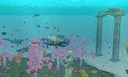 As well as the Ancient Columns, the "Mermaid" decoration is pictured here.