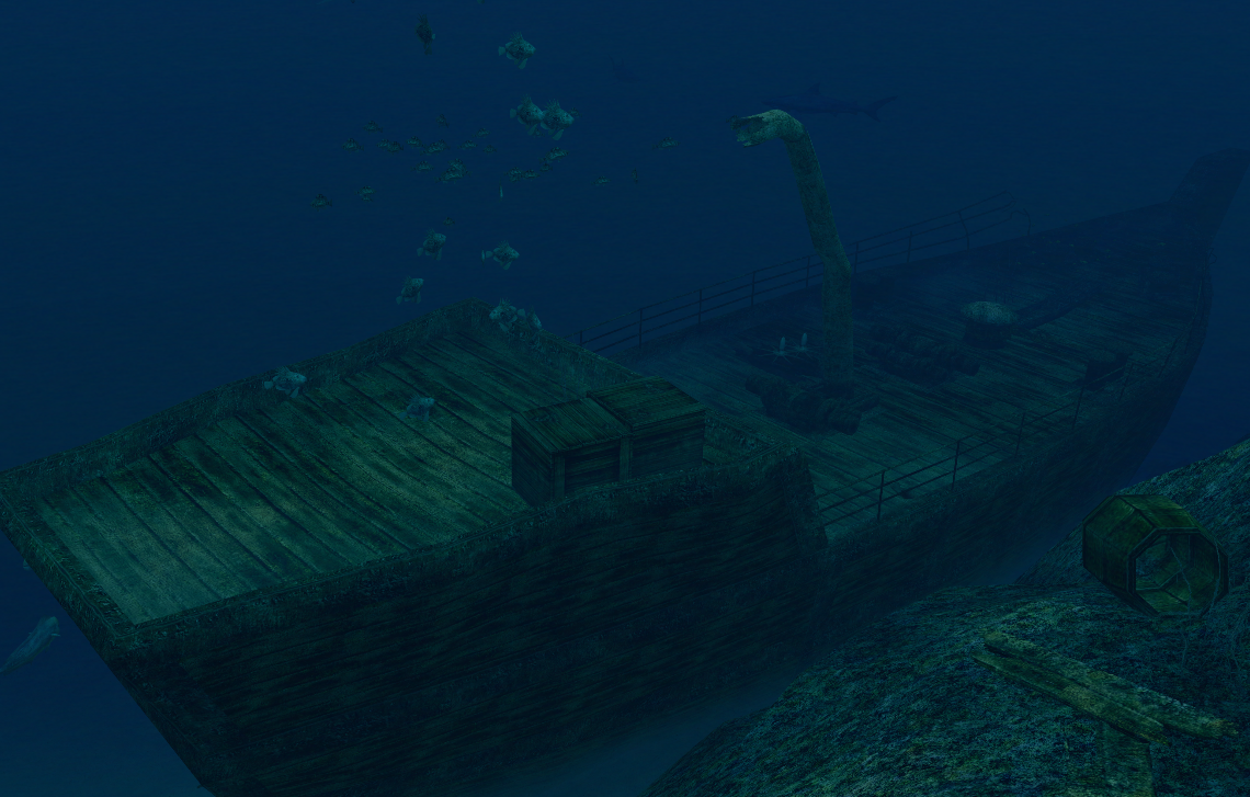 Wreck of the Emerald Lady | Endless Ocean Wiki | Fandom