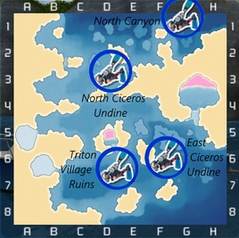 Ciceros Strait Map L
