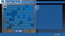 Mystery Board Menu