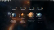 Star System Menu
