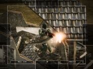 Spetsnaz Wolf firing from a semi-destroyed house.