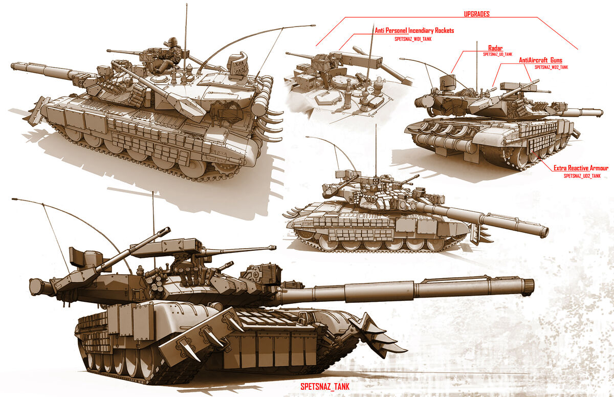 ww2 tank concept art