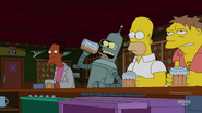 Bender Drinks Beer