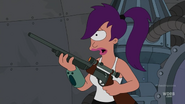 Leela With a Gun