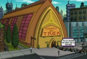 robot church futurama