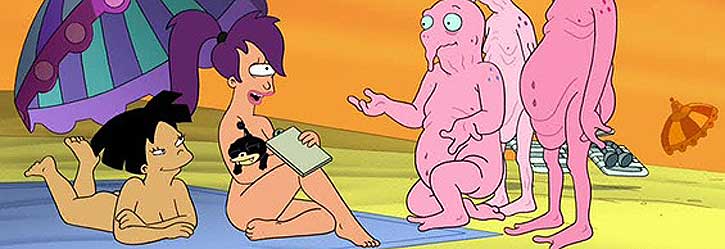 Futurama nackt leela Leela Futurama