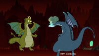 Frydo vs Momon in Dragon Form