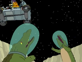 Space alligators