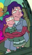 As a child with her mother