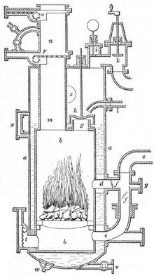 Steam fires underwater jet engine