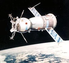 Soyuz spacecraft of the Apollo Soyuz Test Project (ASTP)