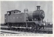 LB&SCR E2 class with short side tanks