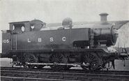 LBSCR E2 Class with extended side tanks