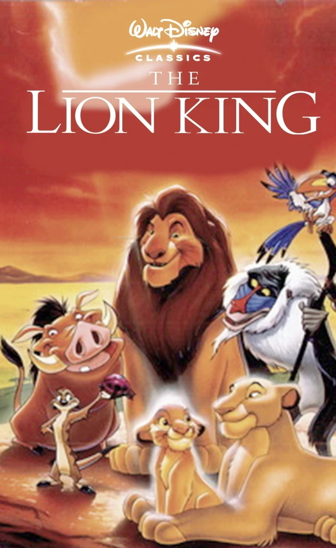 The Lion King (1995 VHS; Trina Mouse) | English and Non-engish