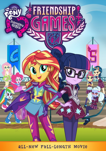My Little Pony Equestria Girls Friendship Games 2015 DVD Cover