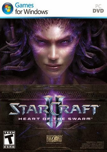 StarCraft II Heart of the Swarm 2013 Game Cover